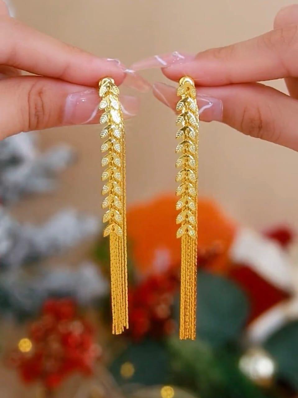 Taseel Earring Earrings(24K GOLD PLATED)