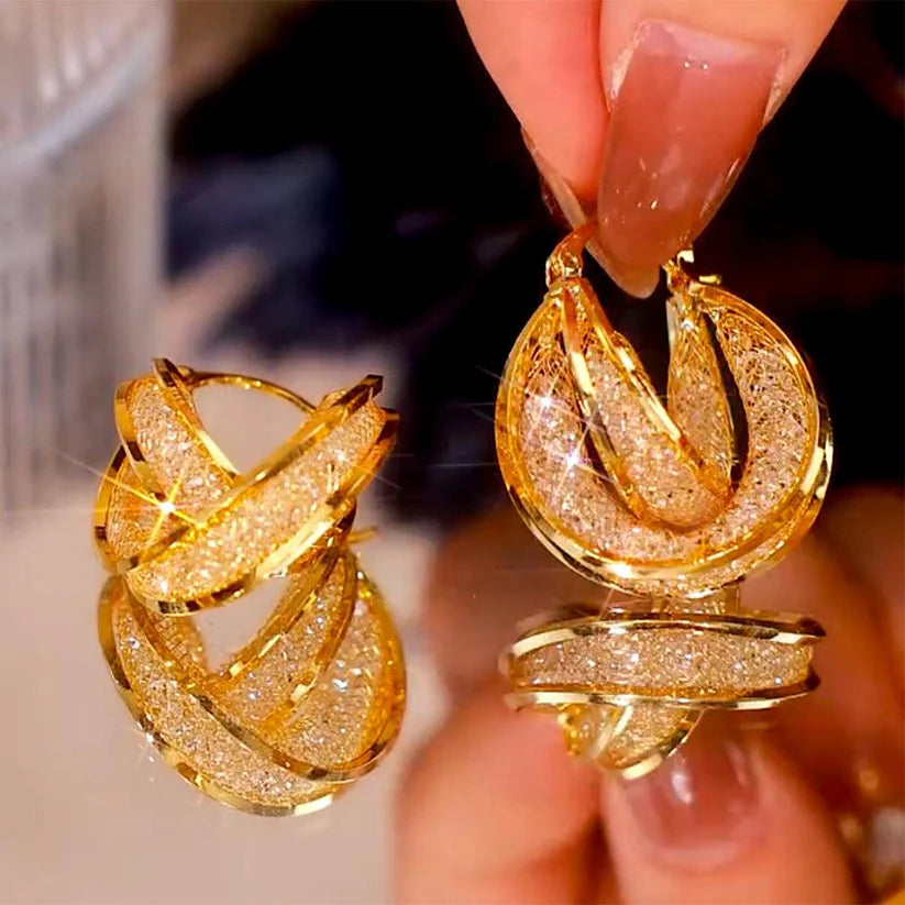 Multilayer Earrings(24K GOLD PLATED)