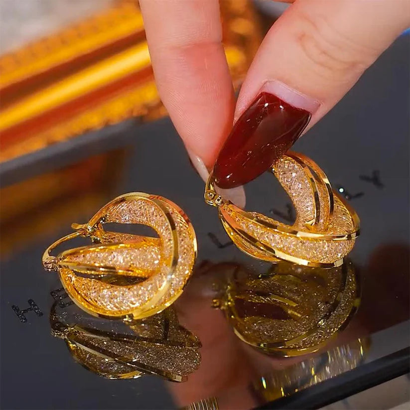 Multilayer Earrings(24K GOLD PLATED)